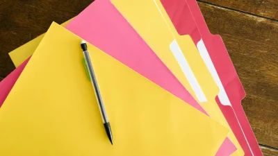 Budget Planning Document Folders