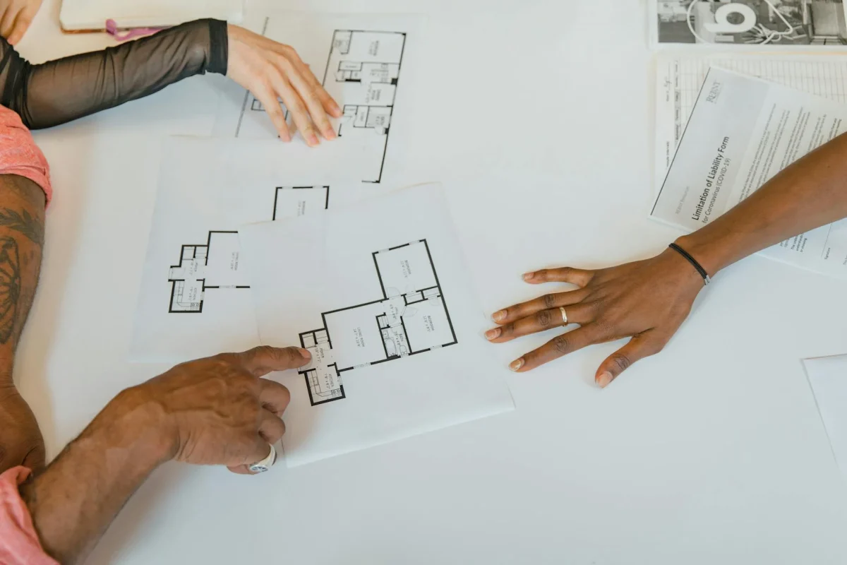 Jasa Pasang Lantai Kayu untuk Gym Profesional 2026 7 Business Meeting Architectural Plan