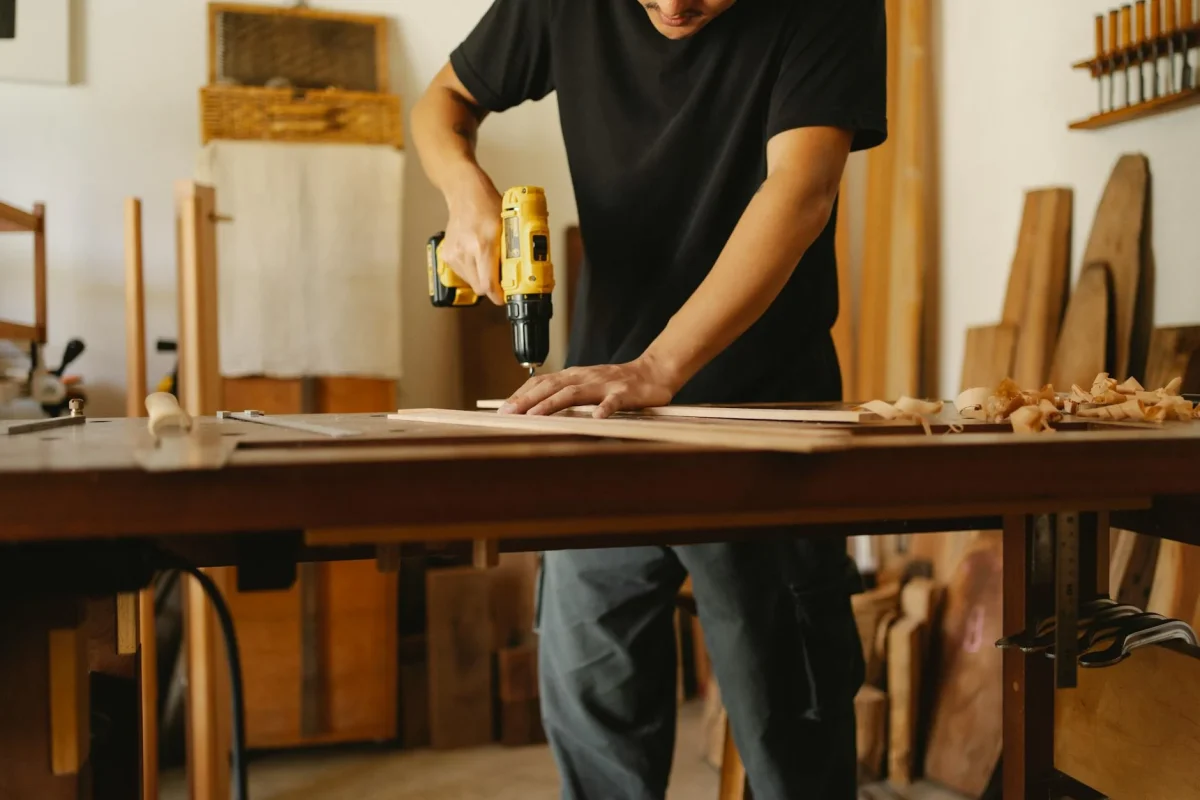 Carpenter Working Professional Tools
