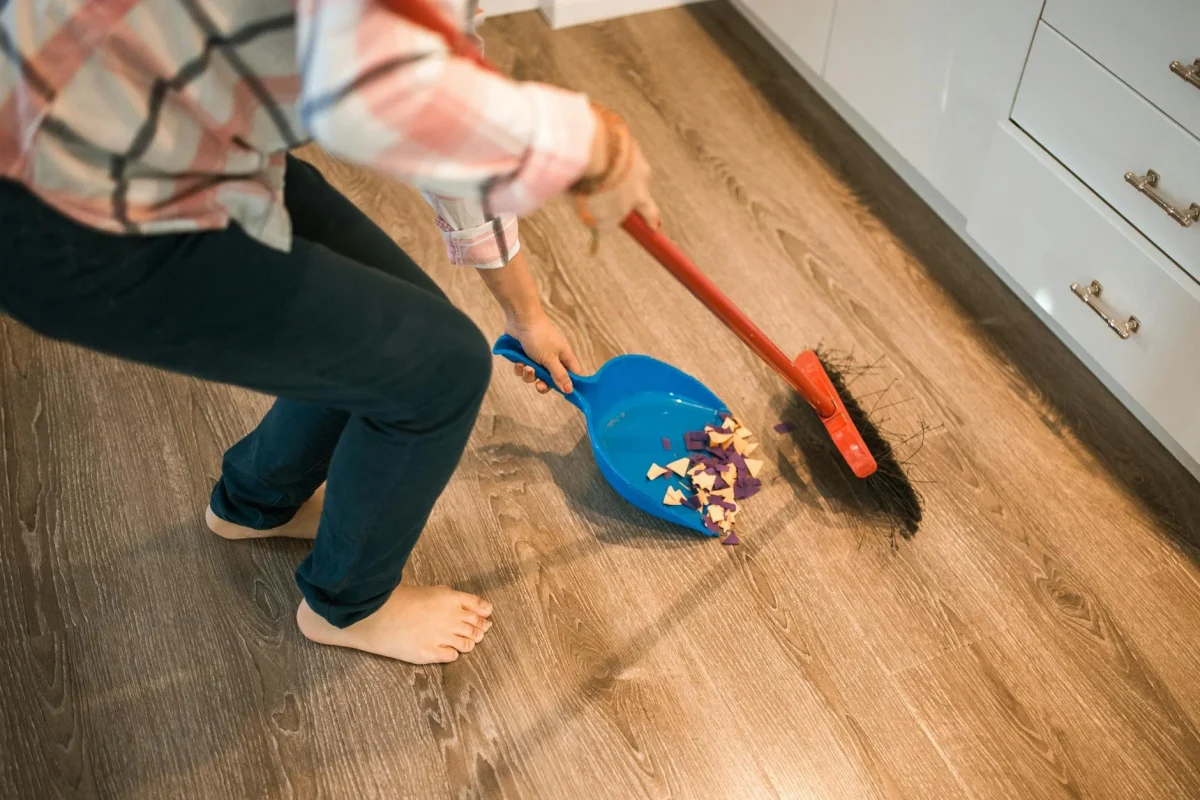 Cleaning Floor Hands