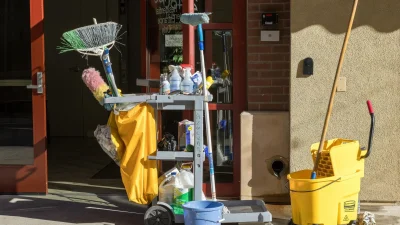 Cleaning Wood Mop