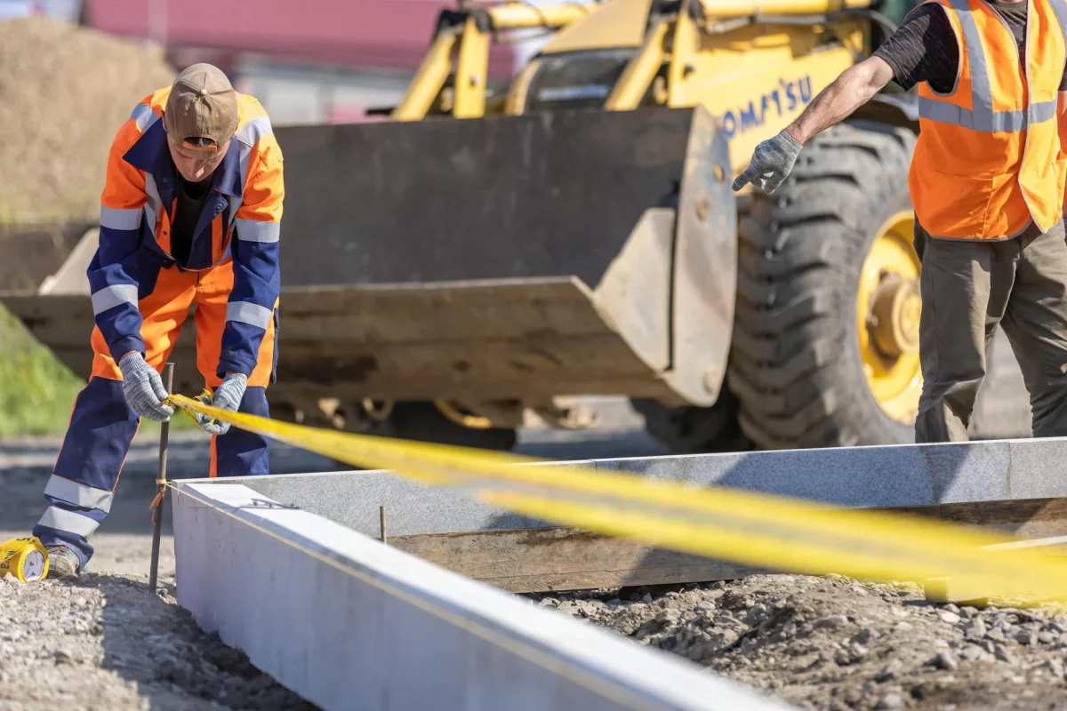 Construction Site Survey Floor Measurement
