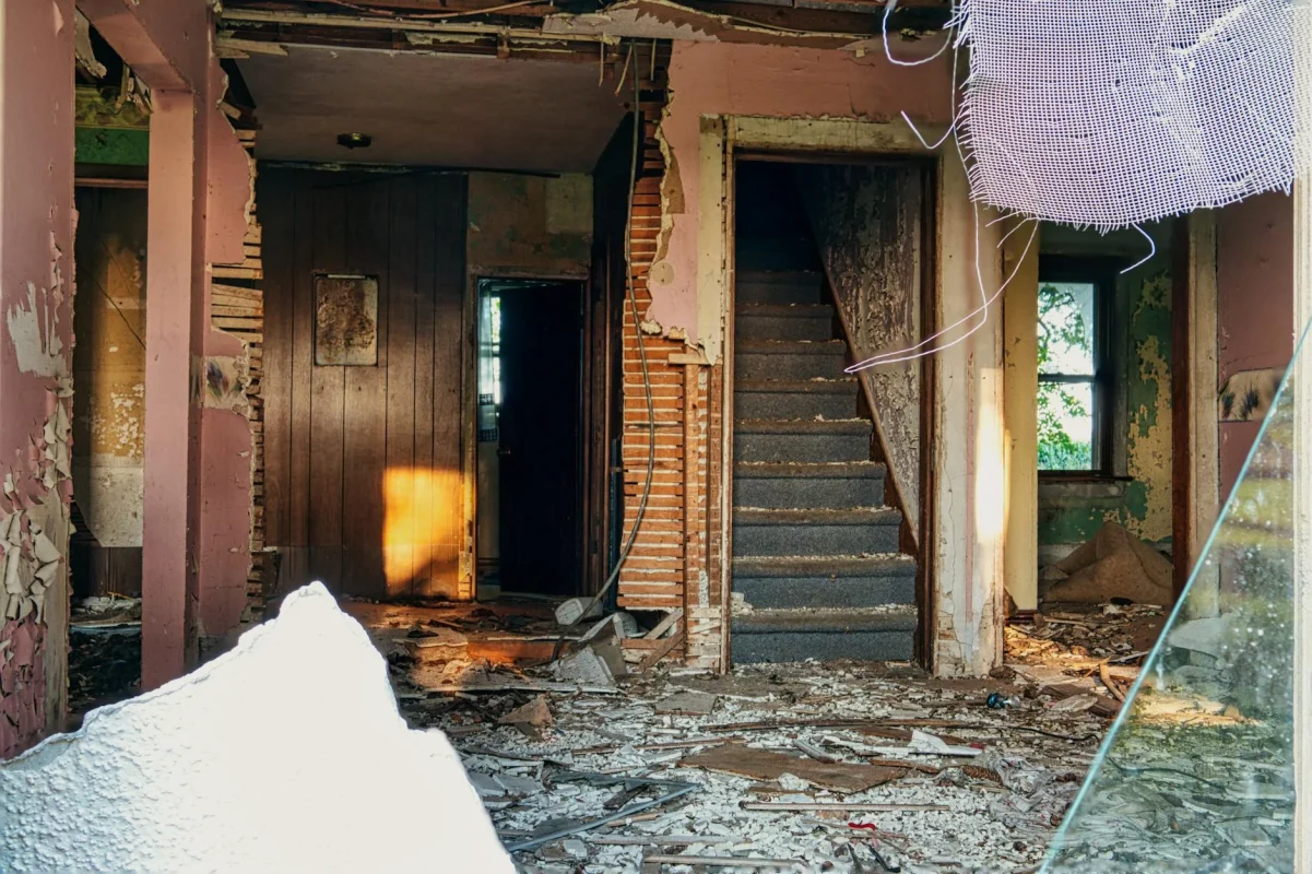 Damaged Floor Construction Mistake