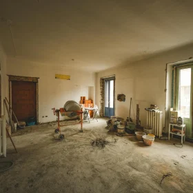 Damaged Floor Construction Tools