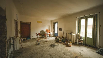 Damaged Floor Construction Tools