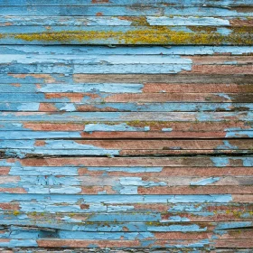 Jasa Finishing Lantai Kayu Lapangan Basket Profesional 2026 8 Damaged Wood Floor Peeling Paint Construction Worker