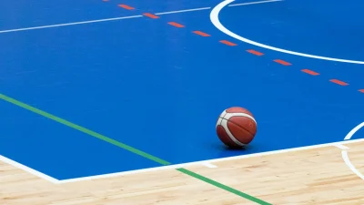 Floor Coating Basketball Court Lines