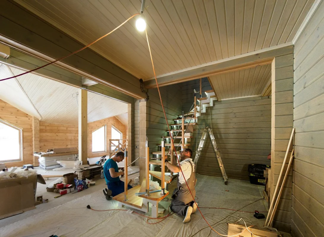 Cara Pasang Lantai Kayu Basket Standar FIBA 2026 4 Floor Installation Carpenter Working Wood Construction