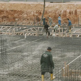 Floor Installation Construction Site