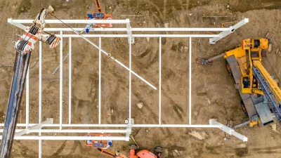 Floor Installation Construction Site