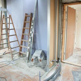 Floor Moisture Meter Construction Site