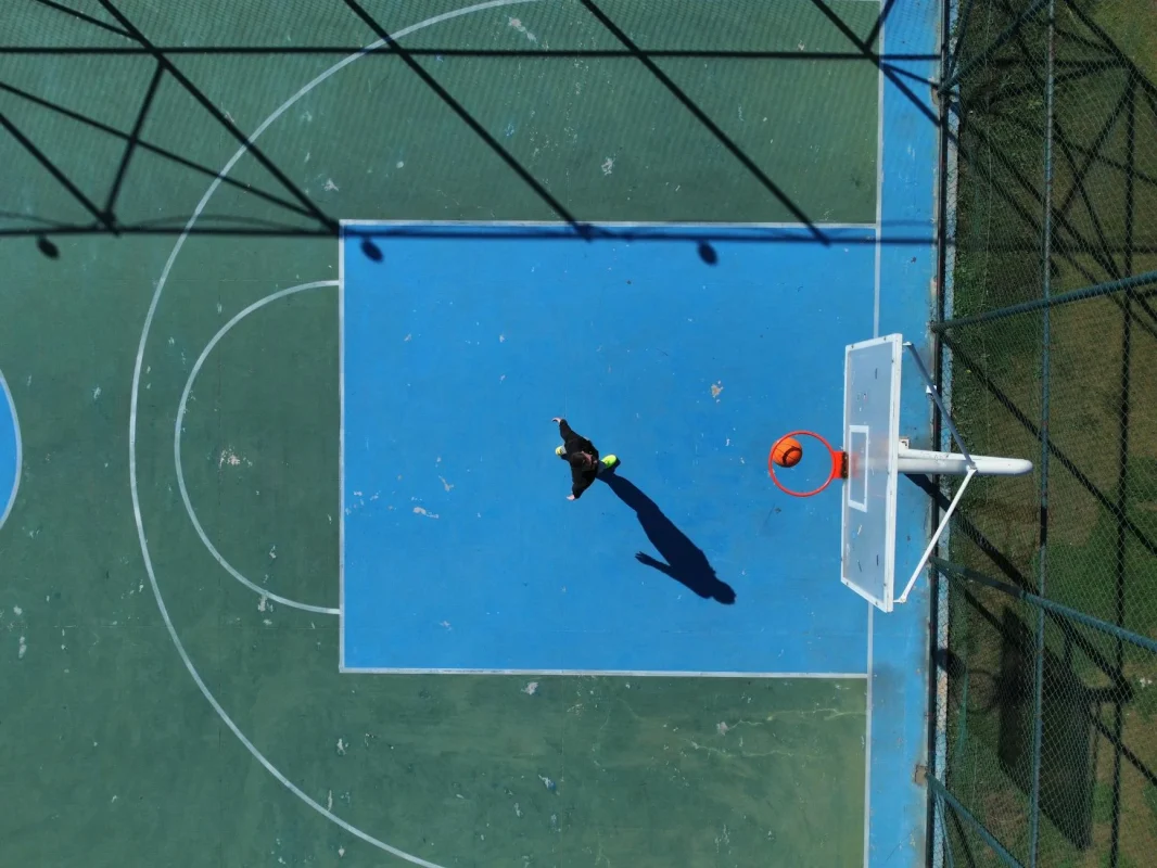 Floor Sanding Basketball Lines