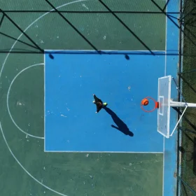 Floor Sanding Basketball Lines