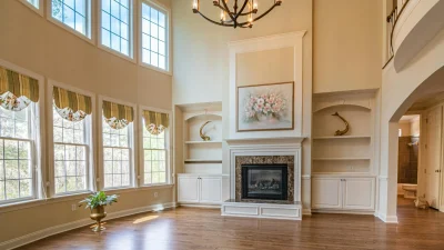 Luxury Living Room Wooden Floor
