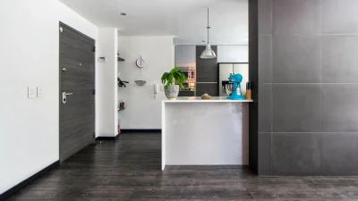 Modern Interior Dark Floor Design