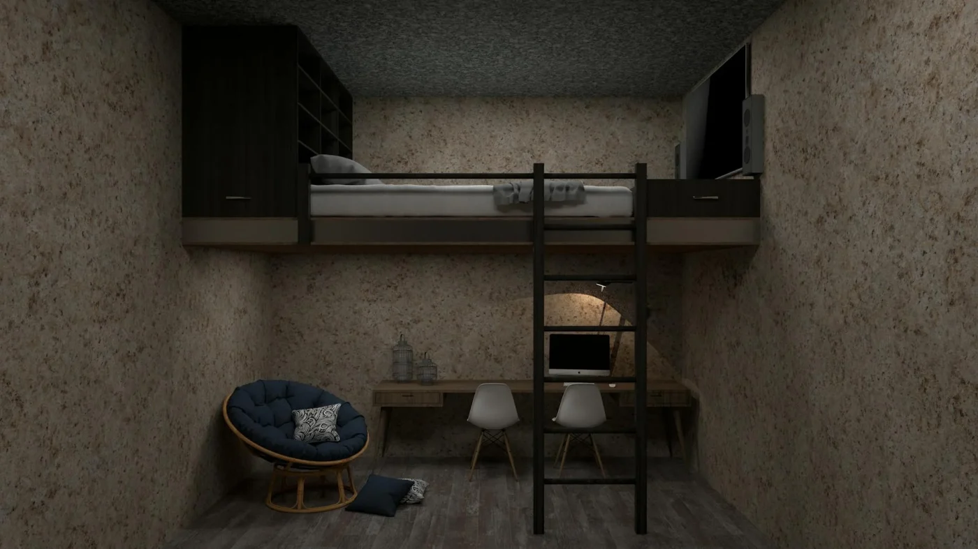 Foto oleh Pușcaș Adryan di Pexels Modern Living Room Bedroom Interior