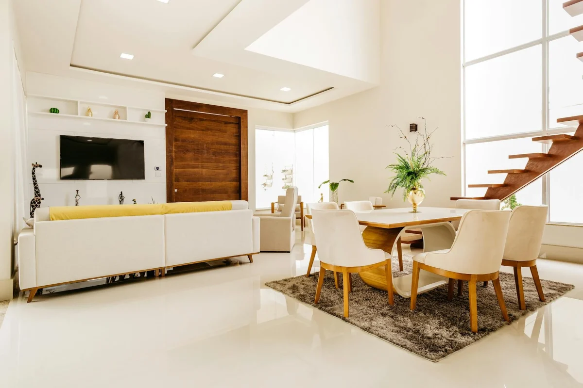 Modern Living Room Bright Interior
