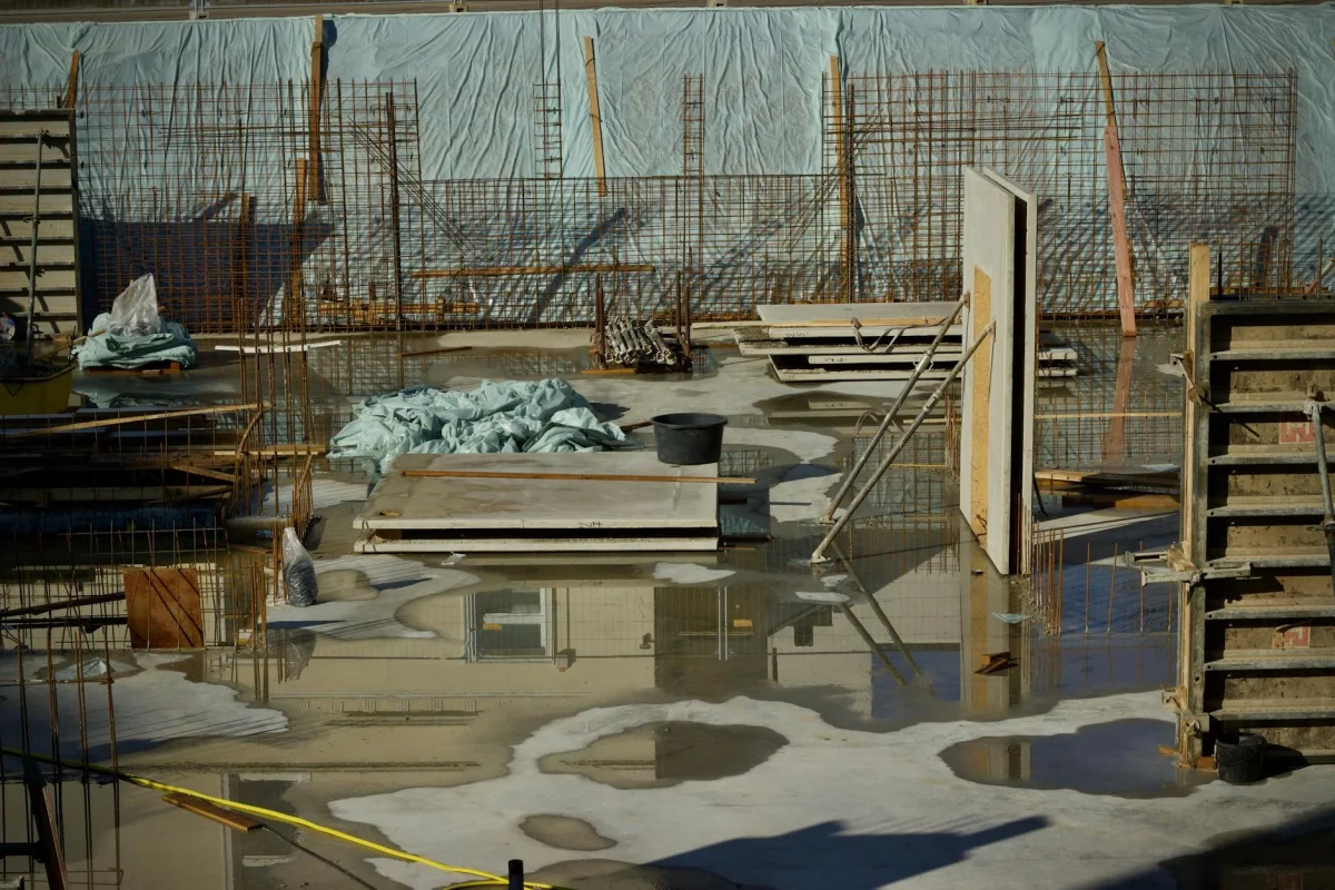 Moisture Meter Construction Site