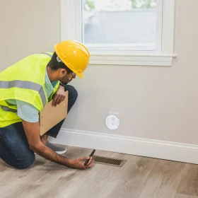 Jasa Flooring Lapangan Basket Indoor Profesional 2026 11 Moisture Meter Floor Inspection
