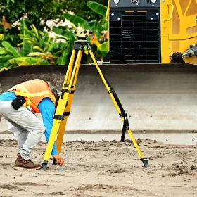 Moisture Meter Floor Leveling Construction Site