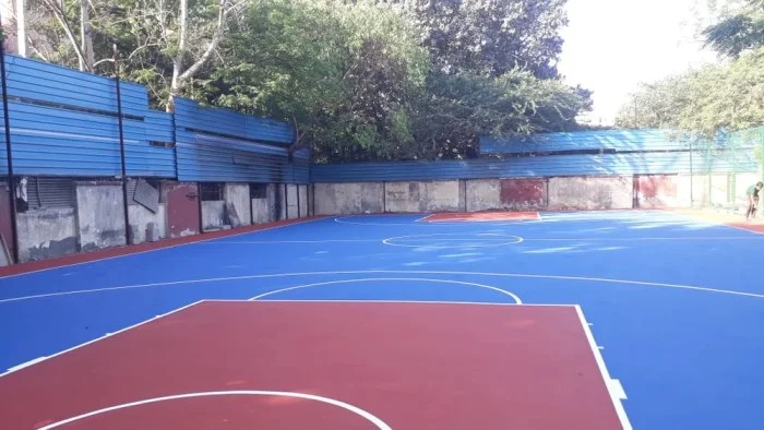 Acrylic Synthetic Outdoor Basketball Court Flooring f, 2 mm at Rs 65/sq ...