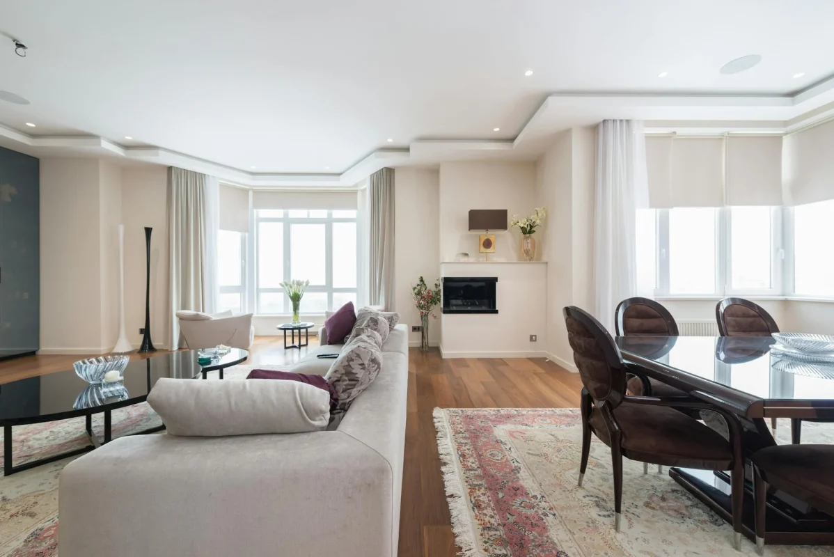 Oak Parquet Bright Living Room