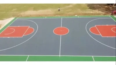 Outdoor Synthetic Basketball Court Flooring, 4 mm at ₹ 88/sq ft in ...