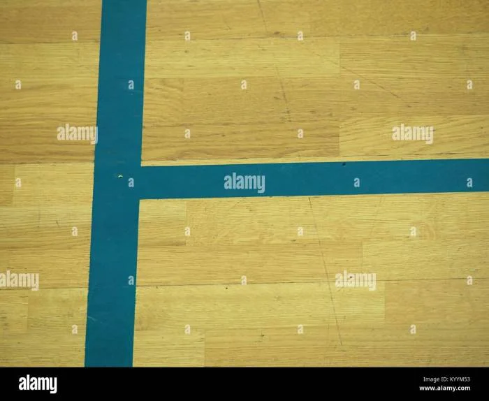 Painted wood floor ,parquet hardwood in basketball court. The floor ... Lantai lapangan basket lantaiparket.id