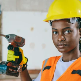 Professional Worker Construction Tools