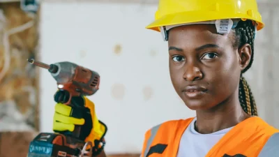 Professional Worker Construction Tools
