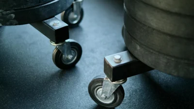 Rubber Pads Floor Cross Section