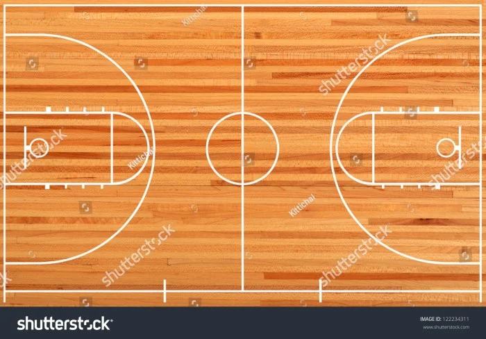 Basketball Court, Parquet Stock Photo 122234311 : Shutterstock