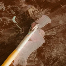 Jasa & Tips Perawatan Rutin Lantai Parket Kayu Outdoor 2026 9 Wood Coating Painting Brush