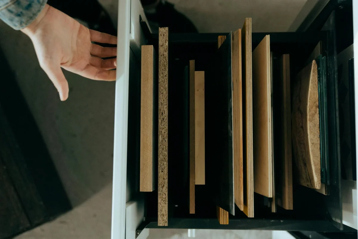Pabrik Lantai Kayu Basket Terbaik & Jasa Pasang 2026 4 Wood Flooring Samples Maple Wood Teak Wood