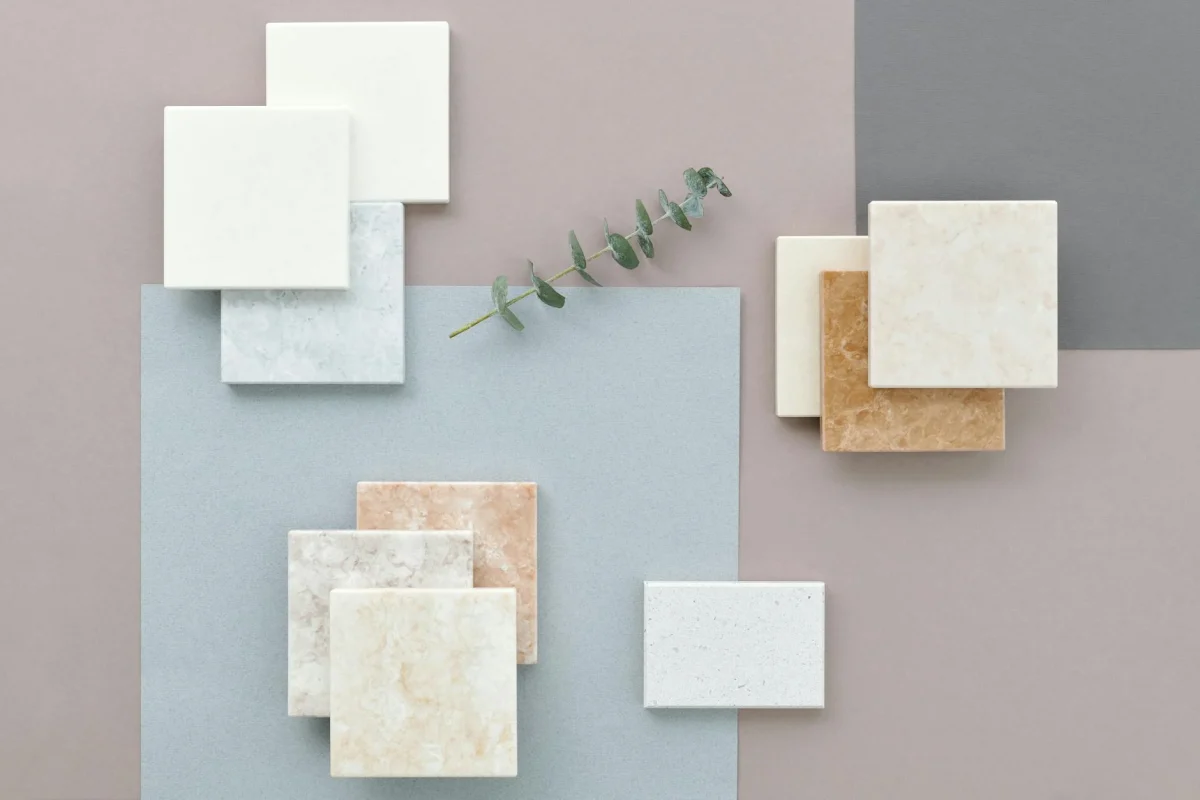 Merk Lantai Parket Terbaik 2026: Rekomendasi & Jasa Pasang 2 Wood Samples Flooring Materials