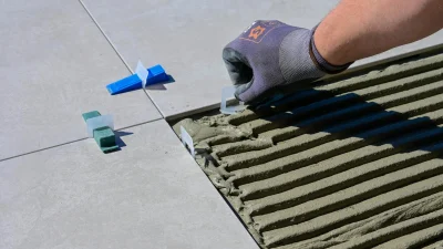 Wooden Floor Construction Glue Parquet Installation