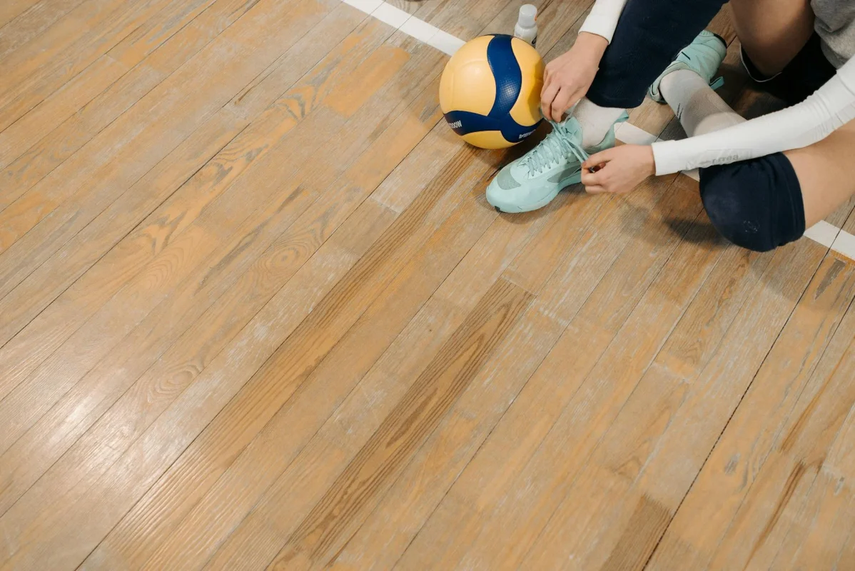 Shock Absorption Lantai Basket: Jasa Pasang Profesional 2026 2 Wooden Floor Structure Foam Padding