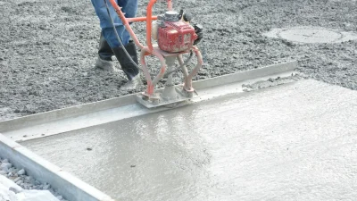 Construction Site Floor Leveling