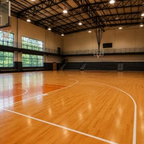 Lantai Lapangan Basket Indoor Surabaya: Material & Checklist Ruangan 2026 4 lantai lapangan basket indoor surabaya kayu vinyl
