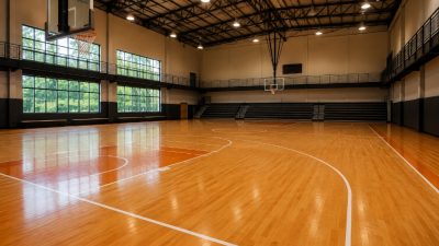 lantai lapangan basket indoor surabaya kayu vinyl