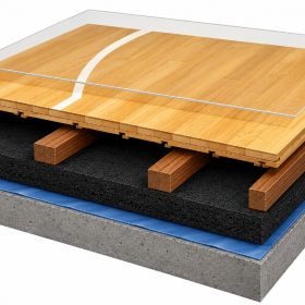 Lantai Parket Jember - Jual & Pasang Kayu Premium | LantaiParket.id 3 sistem lapisan lantai kayu lapangan basket floating floor